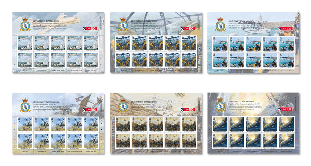 Sheets of 10